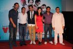 Ayushmann Khurrana, Yami Gautam, John Abraham, Annu Kapoor, Shoojit Sircar at the first look at Vicky Donor film in Cinemax on 7th March 2012 (28).JPG